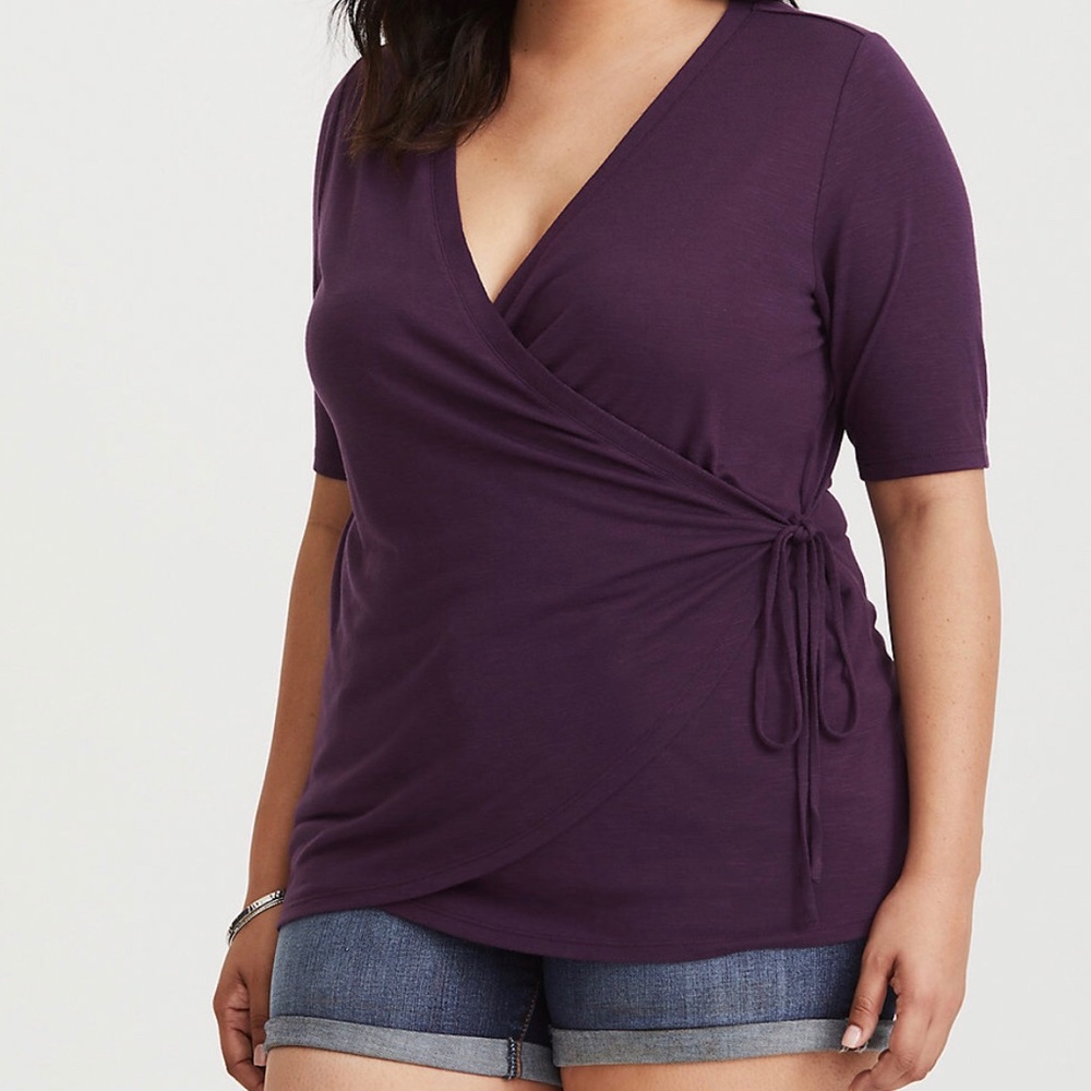 Torrid Wrap Top size 0